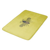 Geel bee Decor  Honeybee Grafisch Polkadot Badmat (Gekanteld)