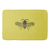 Geel bee Decor  Honeybee Grafisch Polkadot Badmat (Voorkant)