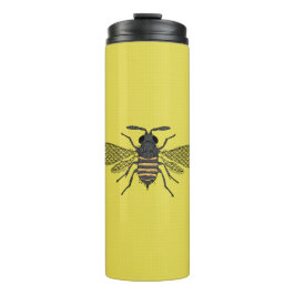Geel bee Decor  Honeybee Grafisch Polkadot Thermosbeker