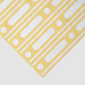 Geel been ingelegde stippen rand decoupage papier (Detail)