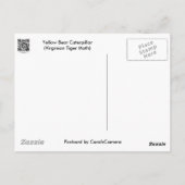 Geel Beer Caterpipe Virginiaanse tijger moth Items Briefkaart (Achterkant)