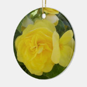 Geel Begonia Memorial Ornament (Links)