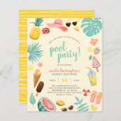 Geel | Begroting Panas Tropische Pool (Voorkant / Achterkant)