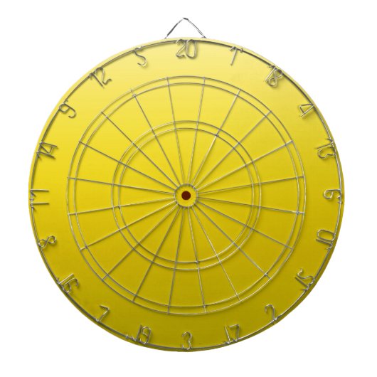 Geel behang Beige achtergrond Dartbord (Voorkant)