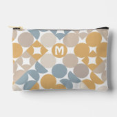 Geel Beige Bruin Grijs Mideeuwse cirkels Patroon Etui (Voorkant)