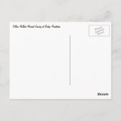 Geel-Bellied Marmot Gazing in het Rocky Mountains Briefkaart (Achterkant)