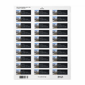 Geel-Bellied Marmot Gazing in het Rocky Mountains Etiket (Full Sheet)