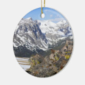 Geel-Bellied Marmot Gazing in het Rocky Mountains Keramisch Ornament (Links)