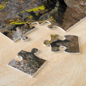 Geel-Bellied Marmot Gazing in het Rocky Mountains Legpuzzel (Zijkant)