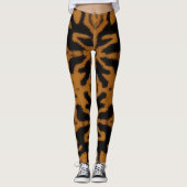 Geel besmeurd leggings (Voorkant)