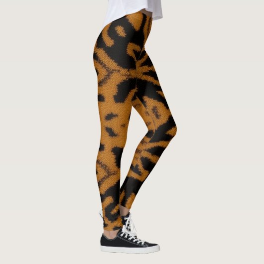 Geel besmeurd leggings (Rechts)