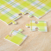 Geel betaalbaar Jigzaag Puzzle Daisy Legpuzzel (Zijkant)