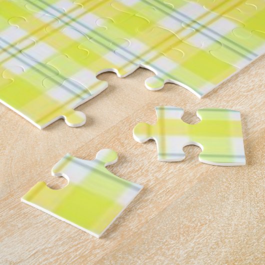 Geel betaalbaar Jigzaag Puzzle Daisy Legpuzzel (Zijkant)