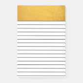 Geel beton | Geld Post-it® Notes (Voorkant)