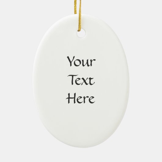 Geel bewustzijn Ornament voor kerstmis met lint (Achterkant)