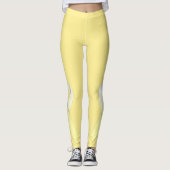 Geel Bewustzijnslintontwerp Leggings (Voorkant)