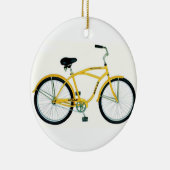 GEEL BICYCLE CHRISTMAS ORNAMENT (Rechts)