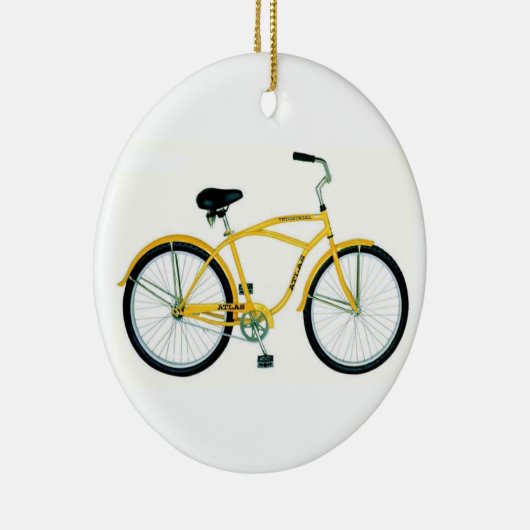 GEEL BICYCLE CHRISTMAS ORNAMENT (Rechts)