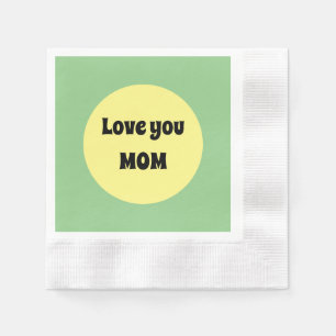 Geel Big Dot Paper Onderzetter Servet