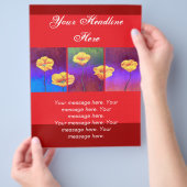 Geel blaasdeerverf - Meervoudig Flyer (Hand)