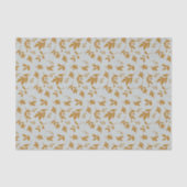 Geel bladvertakt tissuepapier (Voorkant)