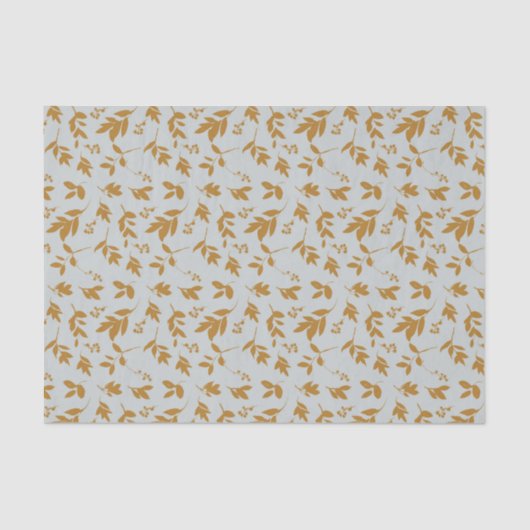 Geel bladvertakt tissuepapier (Voorkant)