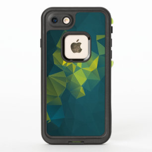 Geel blauw Abstract piramide Patroon