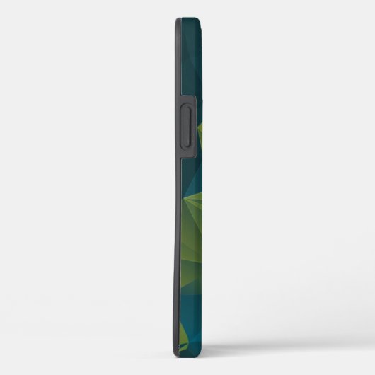 Geel blauw Abstract piramide Patroon Case-Mate iPhone Case (Achterkant / Rechts)