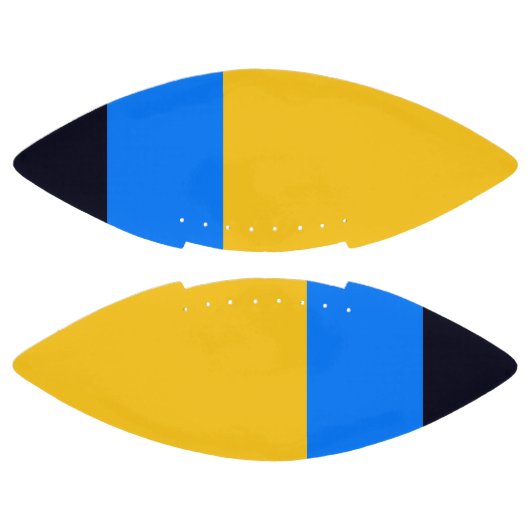 Geel blauw american football (Panelen)