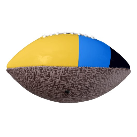 Geel blauw american football (Gedraaid 270)