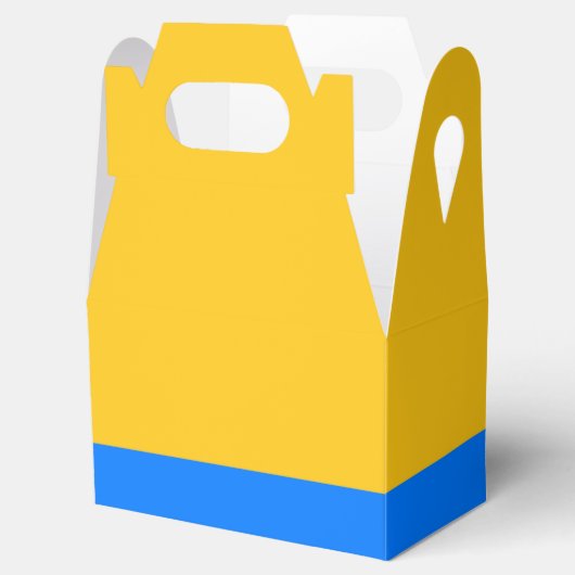 Geel blauw bedankdoosjes (Geopend)