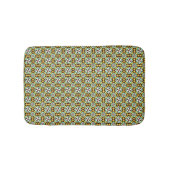  Geel Blauw Bruin Munt Barcelona Patroon Badmat (Voorkant)