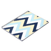 Geel blauw en marinekaas notitieboek (Linkerzijde)