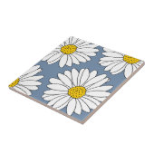 Geel Blauw en Witte Dagen Tegeltje (Zijkant)