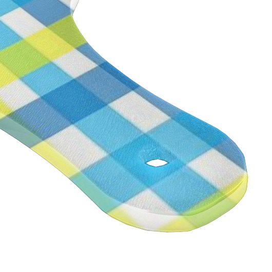 Geel blauw, gekleurd snijplank (Hoek)