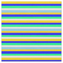 Geel, Blauw, Groen, Wit, en Hemelsblauw Patroon