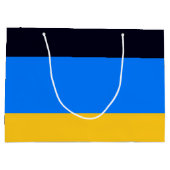 Geel blauw groot cadeauzakje (Achterkant)