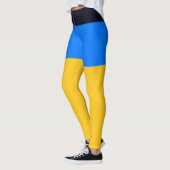Geel blauw leggings (Links)