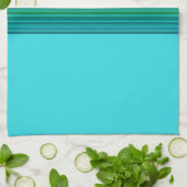 Geel blauw Multicolor Striped Patroon Theedoek (Gevouwen)