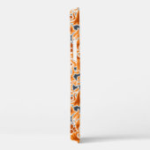 Geel blauw Ornament Naadloze achtergrondpatternab Case-Mate iPhone Case (Achterkant / Rechts)