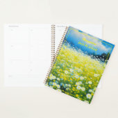 geel-blauw wildbloemenveld planner (Display)