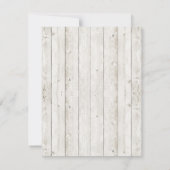 Geel Blauw Zonnebloem Rustic Foto sparen de Datum Save The Date (Achterkant)