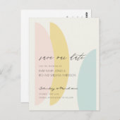 GEEL BLAUWE BLAUWE BLAUWE BLAUWE BESPAAR ONZE DATU BRIEFKAART (Voorkant / Achterkant)