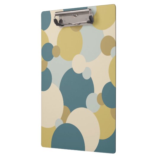 Geel-blauwe moleculen Klembord (Links)