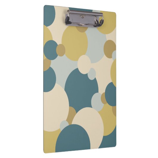 Geel-blauwe moleculen Klembord (Rechts)