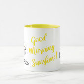 Geel Blik Monster Koffiemok Mok (Midden)