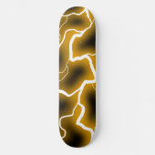 Geel Bliksem Elektriciteit Persoonlijk Skateboard (Voorkant)
