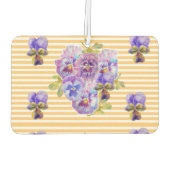 Geel bloeiend ventilatorventiel luchtverfrisser (Achterkant)