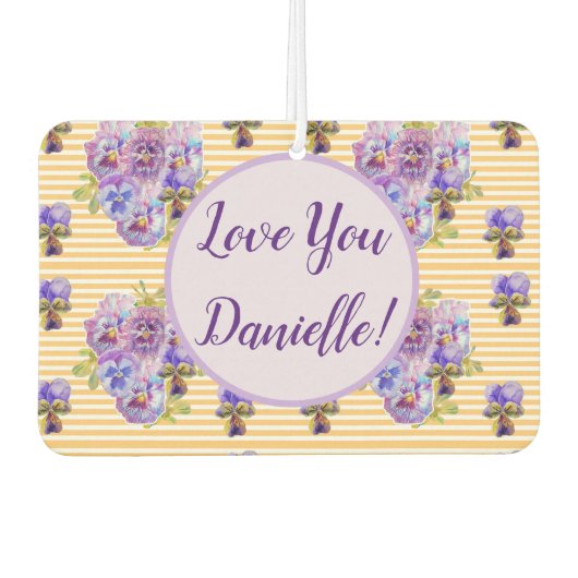 Geel bloeiend ventilatorventiel luchtverfrisser (Voorkant)