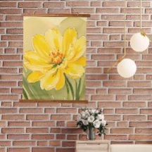 Geel Bloeiende Bloem ontwerp